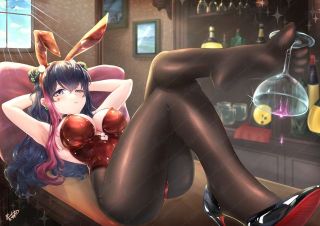 赤バニー