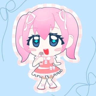 シール風ミニキャラ