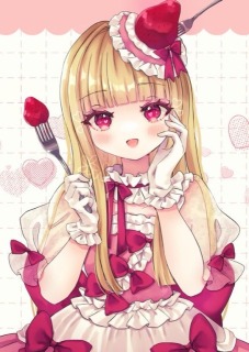 ショートケーキの女の子