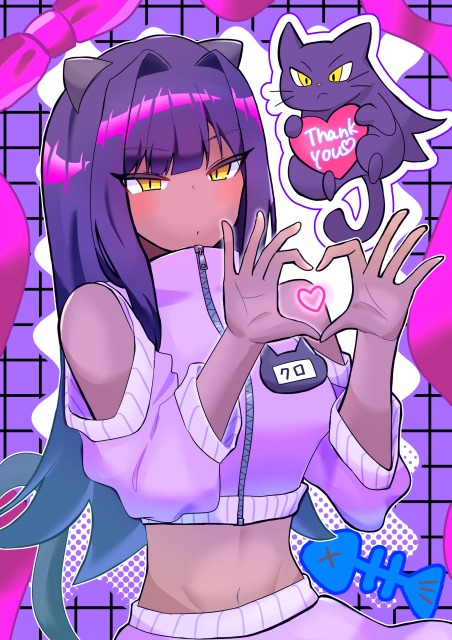 クールな猫耳ジャージメイド | SKIMA（スキマ）