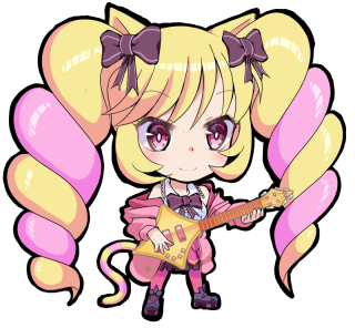 デフォルメしたギタリストたち