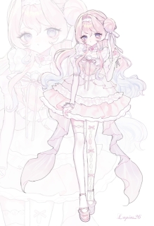 全身立ち絵　キャラクターデザイン