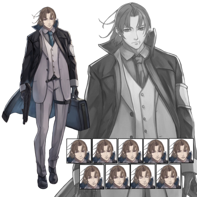 男性立ち絵sample