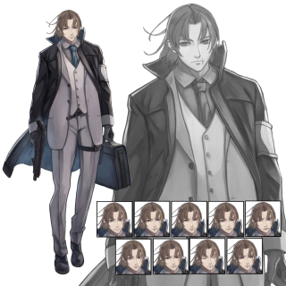 男性立ち絵sample