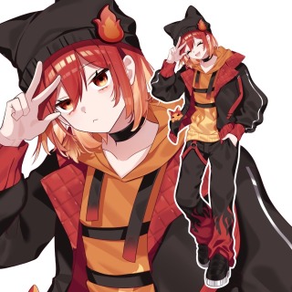 全身立ち絵イラスト
