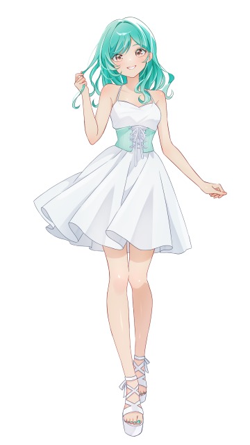 小麦肌女の子の立ち絵