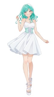 小麦肌女の子の立ち絵