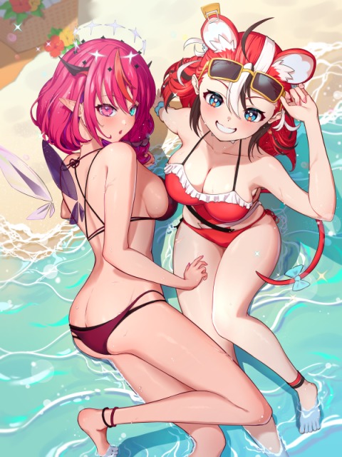水着の女の子
