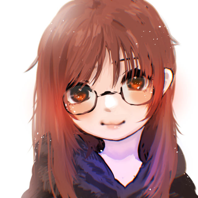 花狩まい似顔絵アイコン