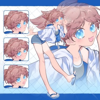 少女立ち絵サンプル