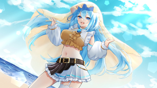 Vtuberメインビジュアルイラストを制作しました