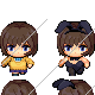 RPGツクール向けキャラチップドット制作例②