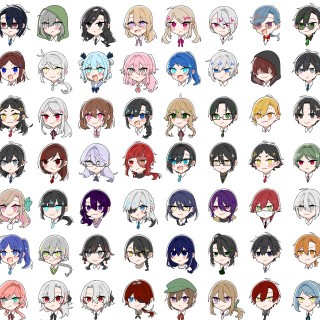 ミニキャラの顔だけ