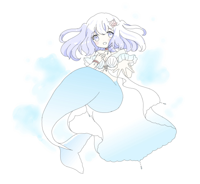 人魚の女の子