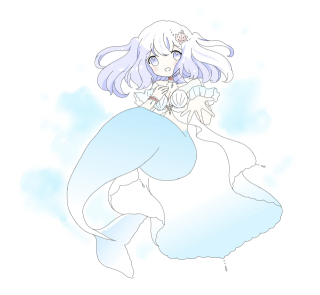 人魚の女の子