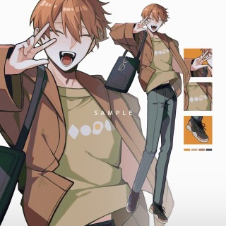 【立ち絵サンプル】男性
