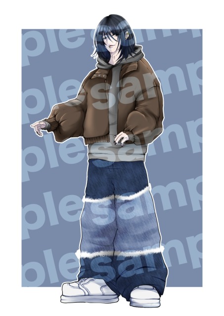 立ち絵イラストサンプル