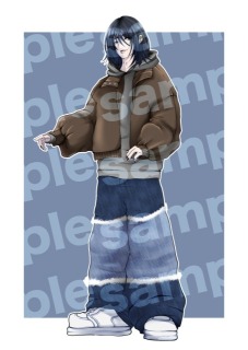 立ち絵イラストサンプル