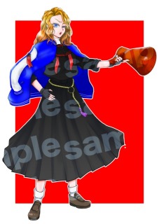 立ち絵イラストサンプル