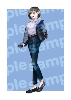 立ち絵イラストサンプル
