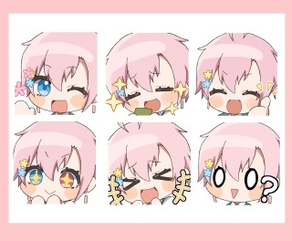 スタンプ用イラスト