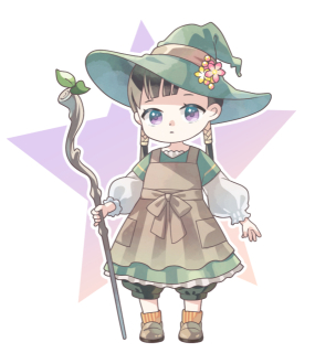 ミニキャラ（シンプル塗り）
