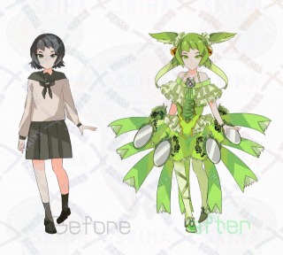 TRPGキャラクター立ち絵例