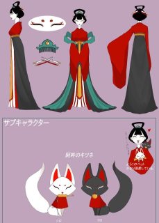 キャラクターデザインとグッズ