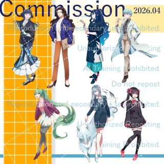 実績11件・TRPG他女性キャラクター立ち絵
