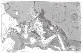 展示用に描きました