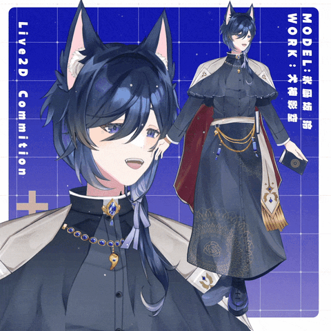Vtuber「氷凪坂 玲」様　モデリング