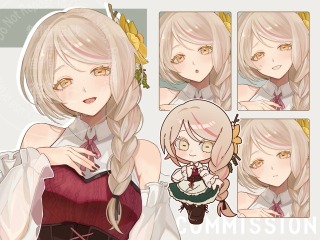 VTuberバストアップイラスト