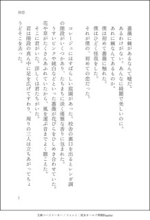 BL小説サンプル⑥