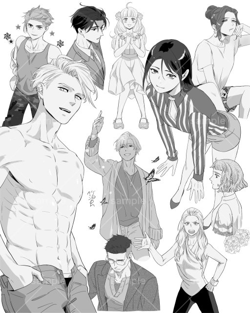 女性漫画（現代）のイメージキャラクター