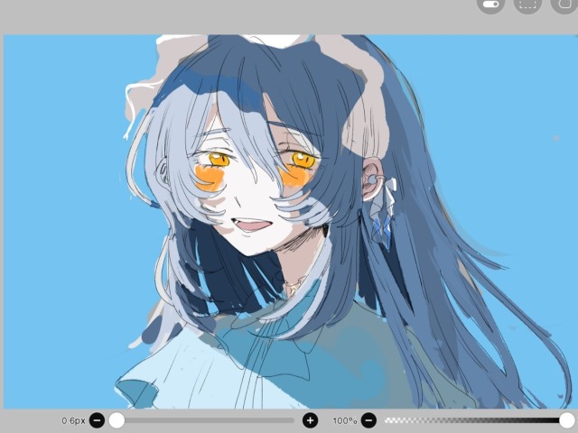 今描いてる絵