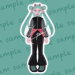 【サンプル】ステッカー風 フルボディ