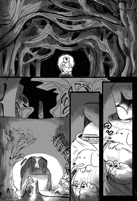 白黒漫画サンプル