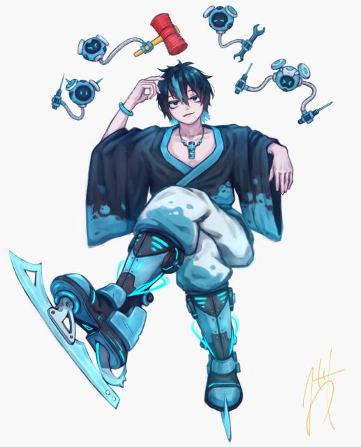 TRPG用立ち絵　依頼絵