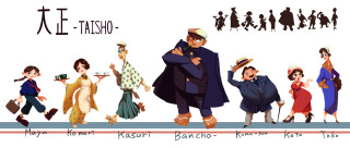 キャラクターデザイン　自主制作