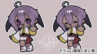 もちょもちょミニキャラ(賭兎とまと様)