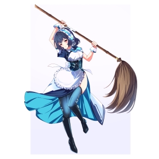 戦闘メイドの立ち絵