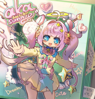 一枚絵　キャラクターイラスト　オリジナル