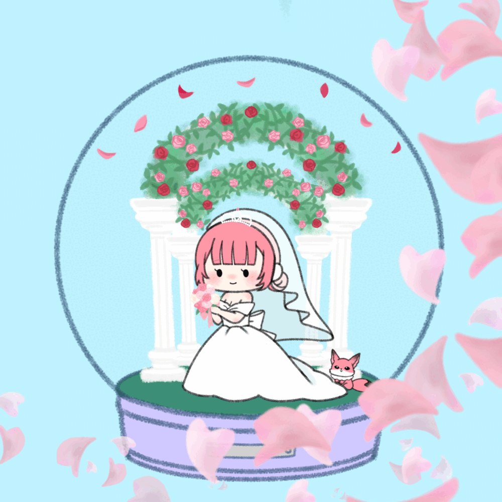 ジューンブライドスノードーム
