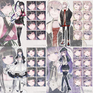 全身立ち絵・表情差分