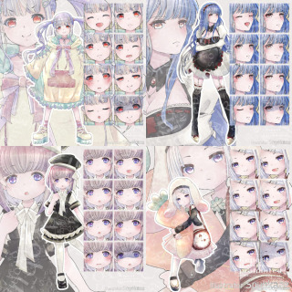 全身立ち絵・表情差分
