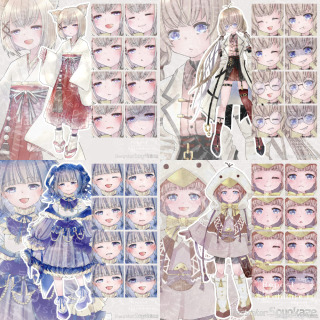 全身立ち絵・表情差分