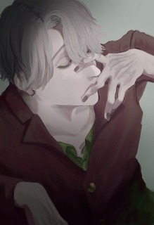 銀髪の赤いスーツ