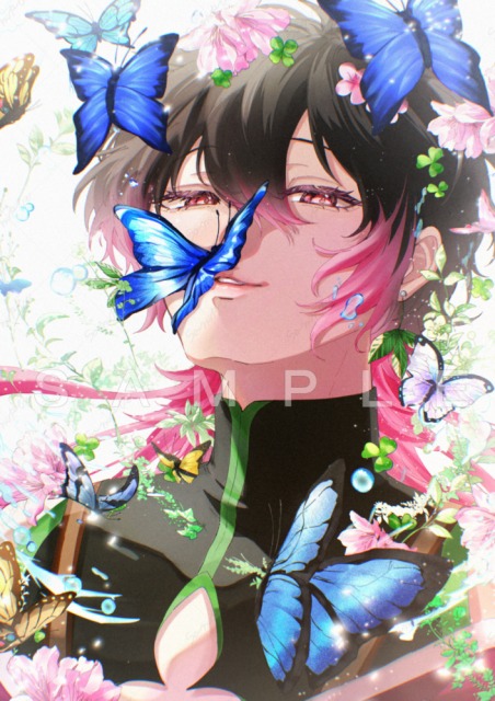 みつばつつじさま　誕生日イラスト