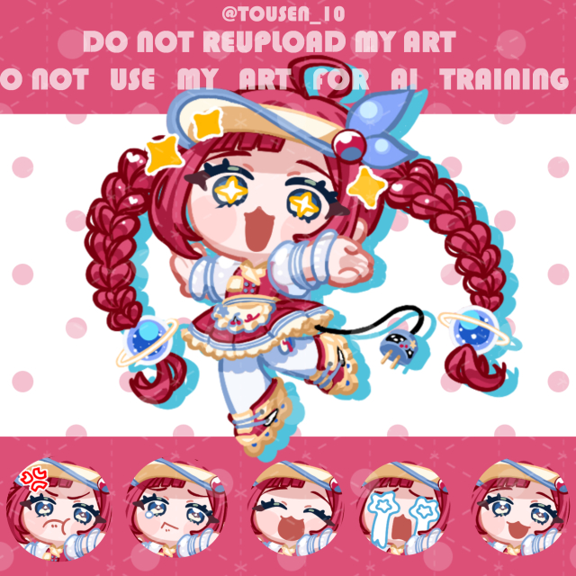 2頭身キャラクター立ち絵ご依頼（キャラデザは別の方です）