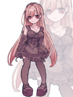 立ち絵らくがき